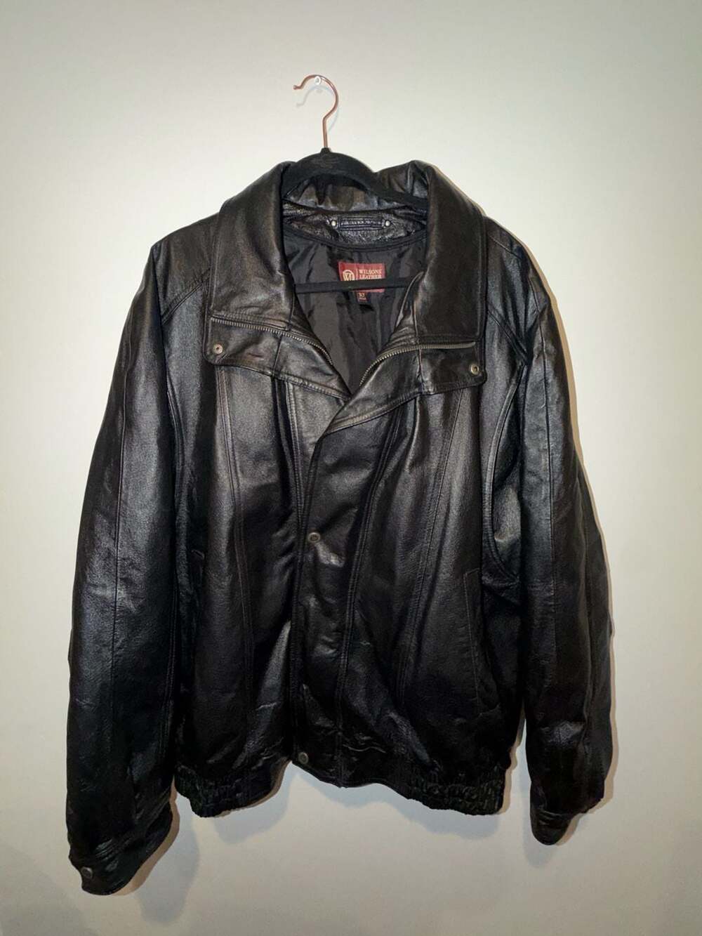 Vintage Wilsons Leather Bomber Jacket With...